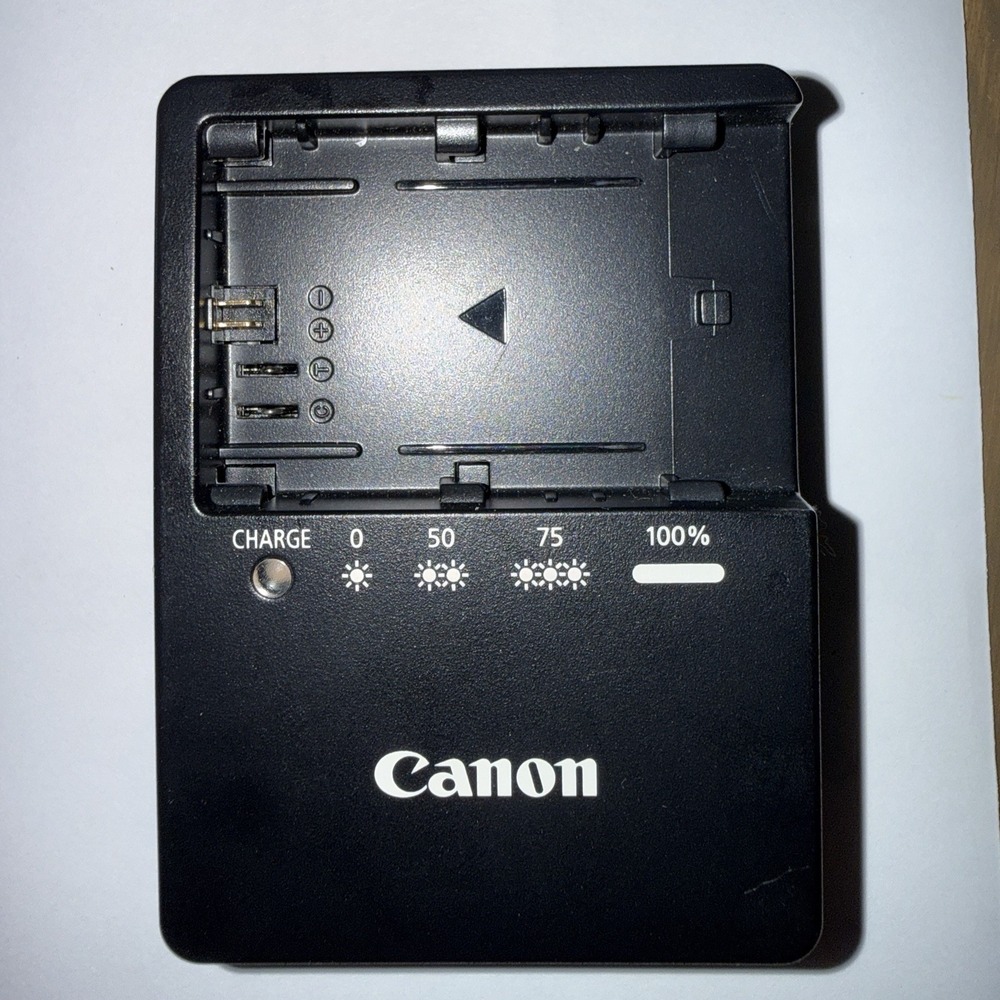 Genuine Canon LC-E6 Battery Charger for LP-E6 LP-E6N LP-E6NH Batteries - TESTED